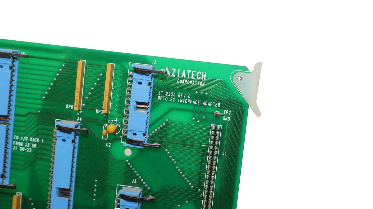 Used Ziatech Corp. ZT 2225 , ZT2225 Rev 0 Opto22 Interface Adapter Board Card