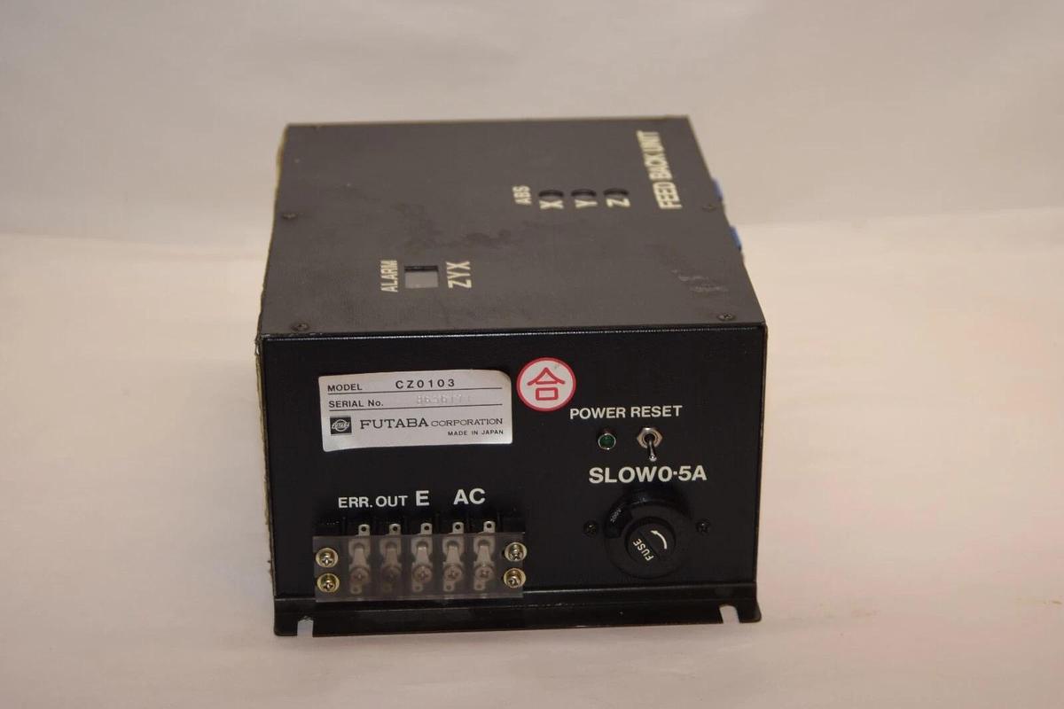Used FUTABA CORPORATION CZ0103 110/120Vac Panel Mount Controller Module