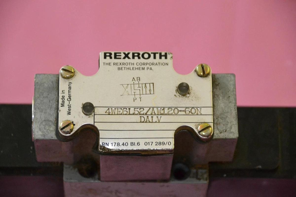 Used REXROTH VALVE 4WE6L52/AW120-60N DALY 4WE6L52 AW120 60N