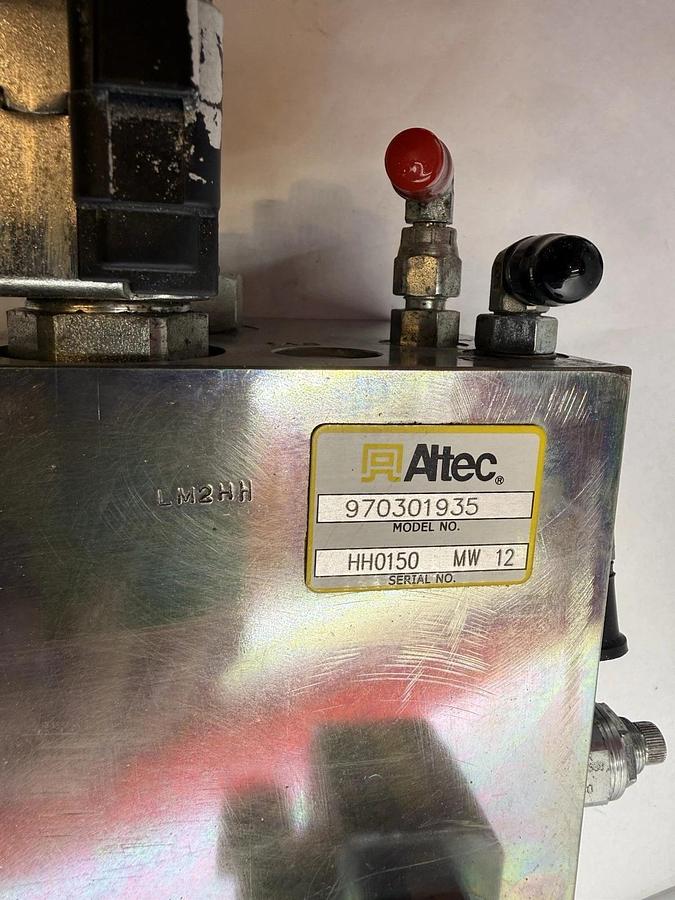 Used Altec 970301935 Hydraulic solenoid Valve Block