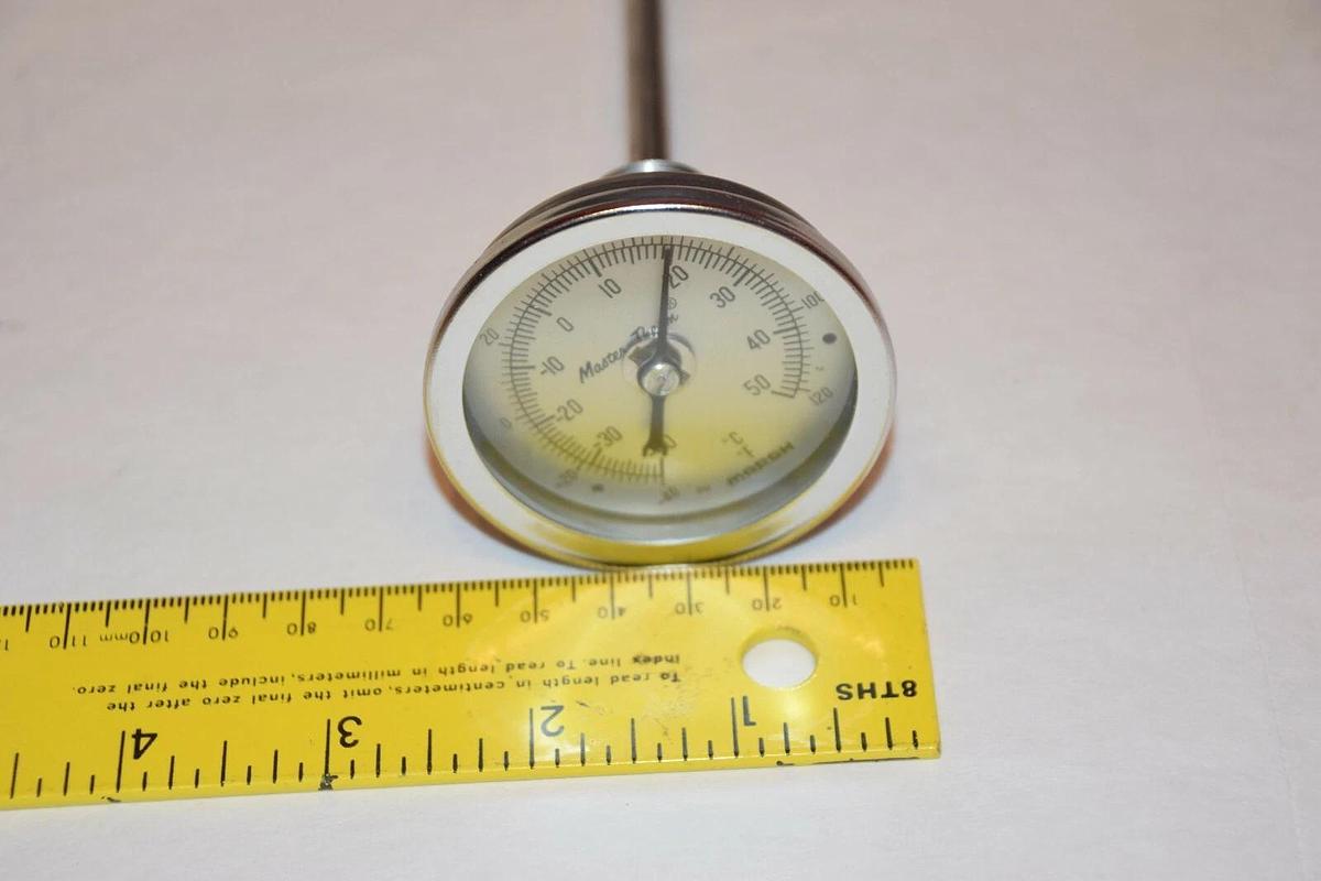 NEW MARSH MASTER-THERM L21302 G17577 2" FACE -40/120 THERMOMETER