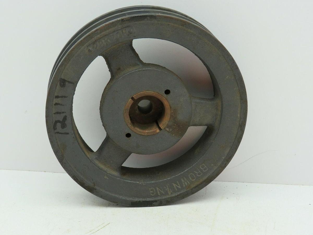 Used BROWNING 3TC70 7-3/8" dia 3 Groove Split Tapered Sheave