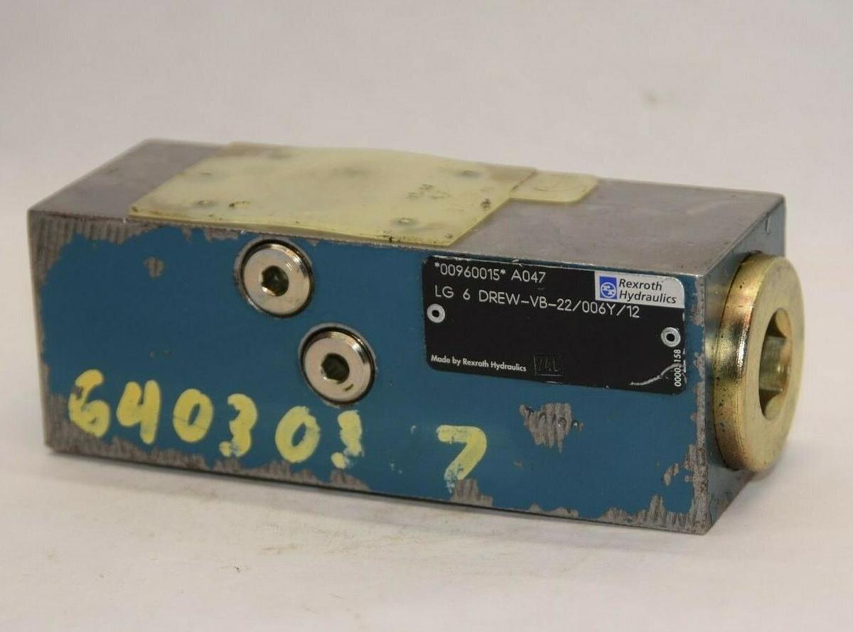 Used REXROTH LG 6 DREW-VB-22/006Y/12 LG6DREW-VB-22/006Y/12 Solenoid Valve