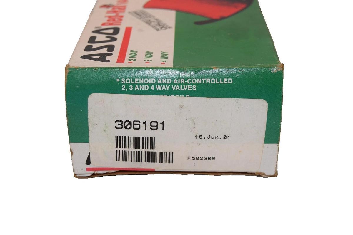 Asco Red-Hat Valves 306191 Solenoid Valve Rebuild Kit (New)