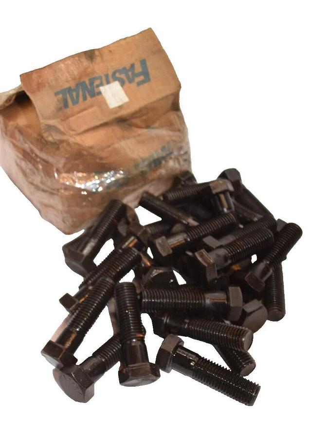 (NEW - Box of 29) FASTENAL 7/8-9 x 3-1/4 P5 Grade 5 Hex Cap Screw