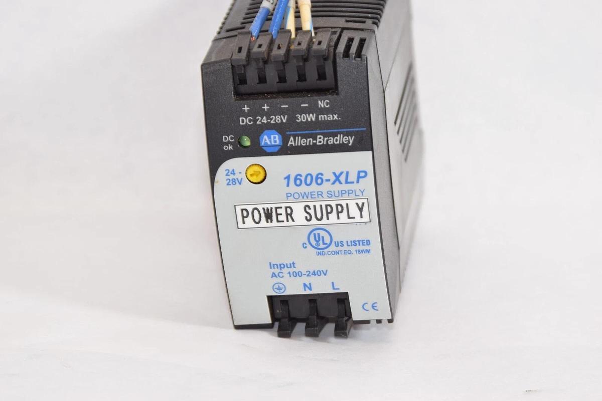 Used ALLEN BRADLEY 1606-XLP30E Series A 100-240V Power Supply