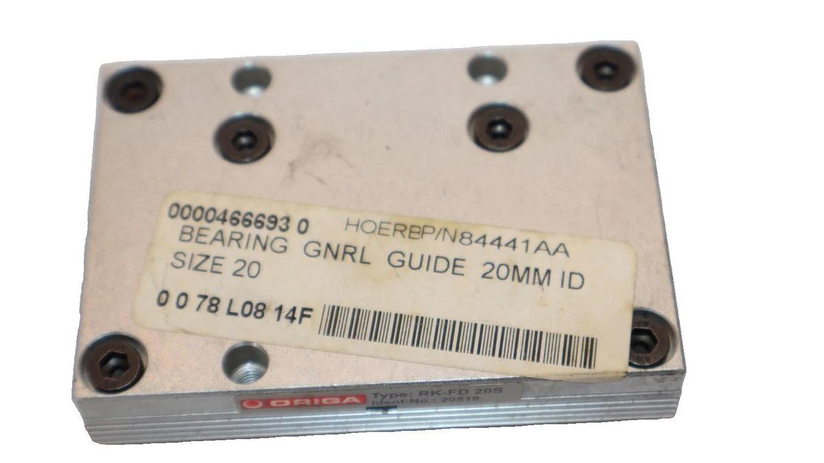 Hoerbiger Origa RK-FD 20S , RKFD20S Linear Guide Carriage Block (New)