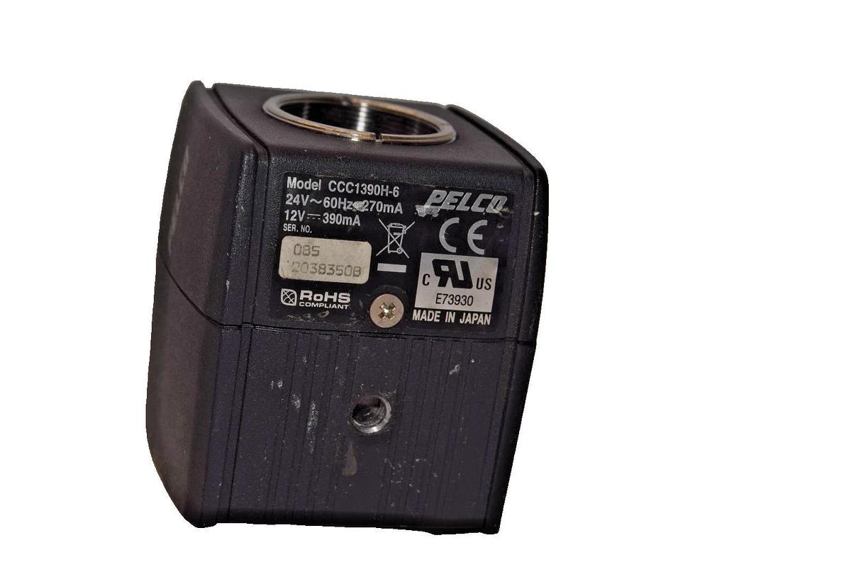 Used Pelco CCC1390H-6 24-60Hz 270mA Compact Camera CCC1390H6