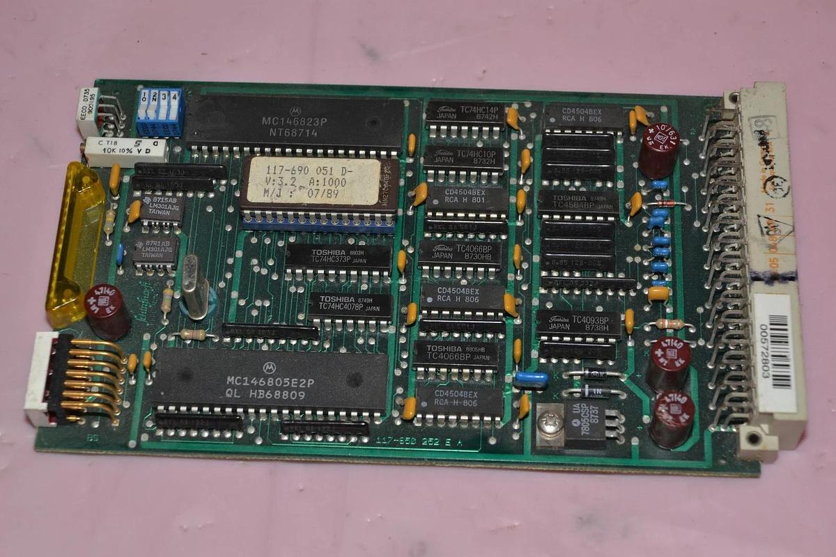 Used SCHLAFHORST ELECTRONICS 117-655 825 117655825 DIGITAL BOARD