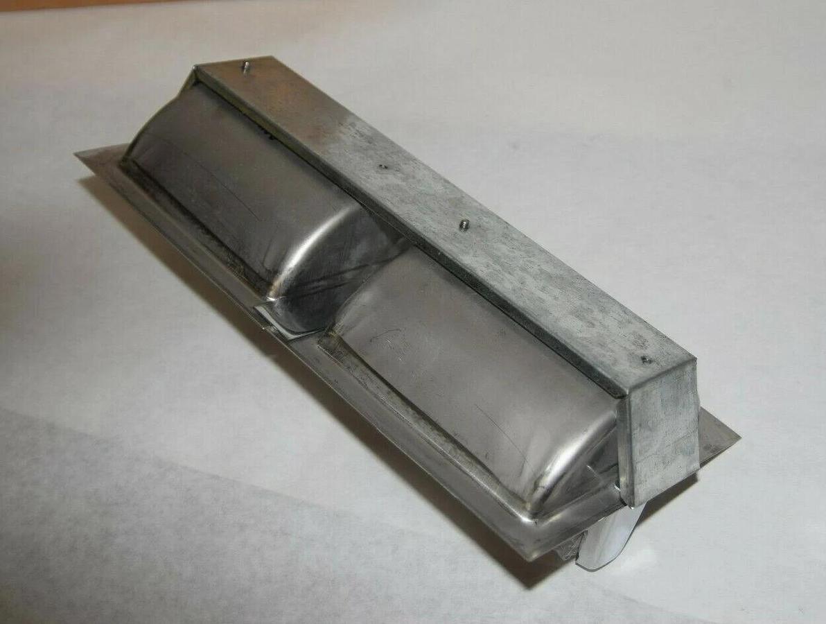 (NEW) BOBRICK B697 B-697 Dbl Roll Stainless Recessed Bath Tissue Dispenser