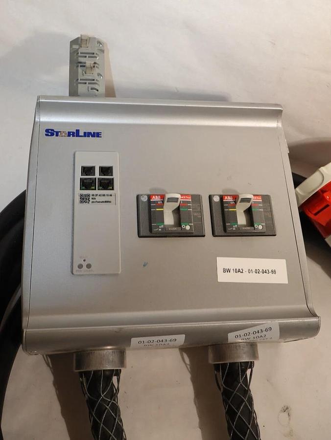 Used Starline Track Busway Tap Box CBMDCT5VHE54-14'(2)530C7W-V59S-G02 227/480v 30a