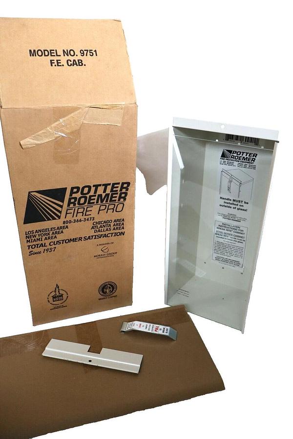 POTTER ROEMER 9751 , 9751-IC-KIDDE Fire Pro Fire Extinguisher Cabinet (NEW)