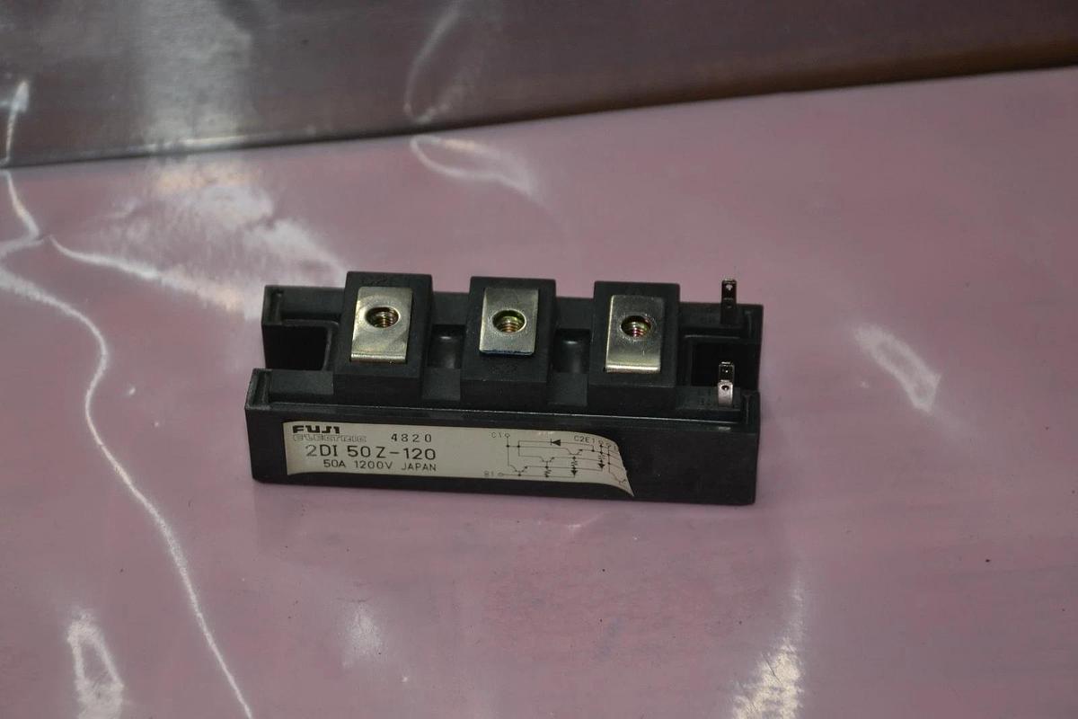 Used FUJI ELECTRIC 2DI 50Z-120 2DI50Z120 50A AMP 1200V TRANSISTOR BLOCK MODULE