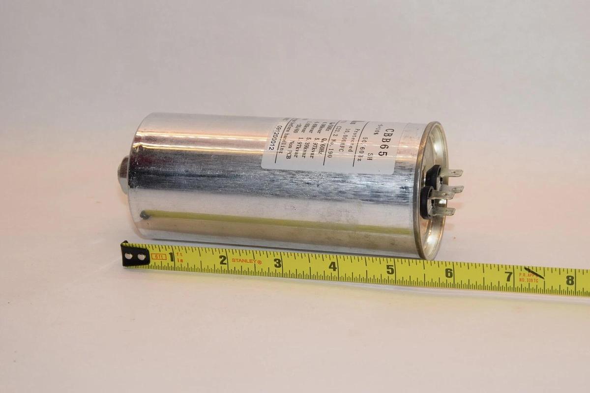 Used FARATRONIC CBB65 E232771 99uF -5+10% Capacitor