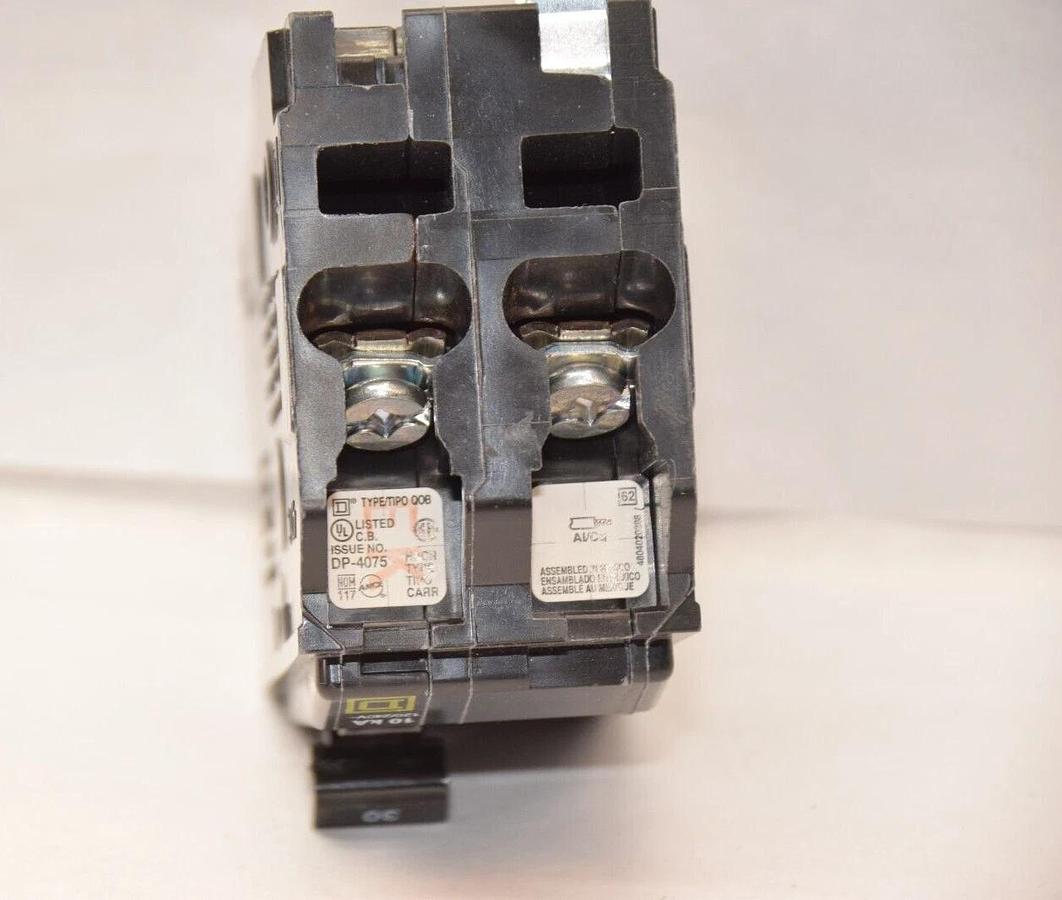 Square D Breaker DP-4075 HACR QOB 30A 30 Amp 2 Pole 2P 120/240v (NEW)