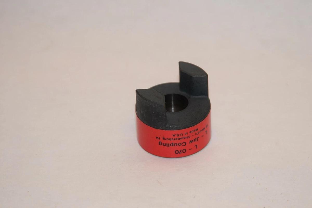 (NEW - Lot of 2) TB WOODS USA L-070 L070916 9/16" Bore L-Jaw Coupling