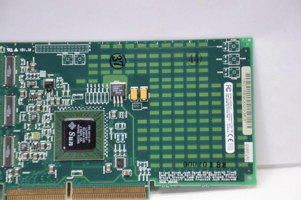 Used SUN MICROSYSTEMS INC. FFB2+VDB-01 FFB2+VDB-01 Rev 50 Circuit Board Card