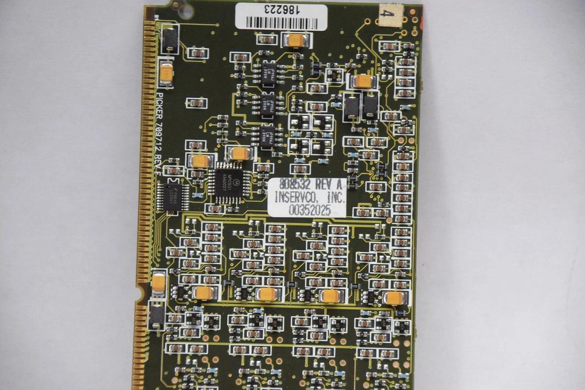 Used PICKER / INSERVCO INC. 709712 Rev F 808532 Rev A Board Card