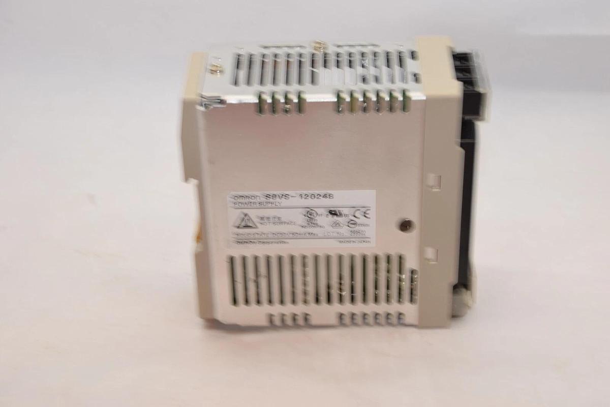 Used OMRON S8VS-12024B Input 100-240V , 1.9A Output 24Vdc , 5A Power Supply