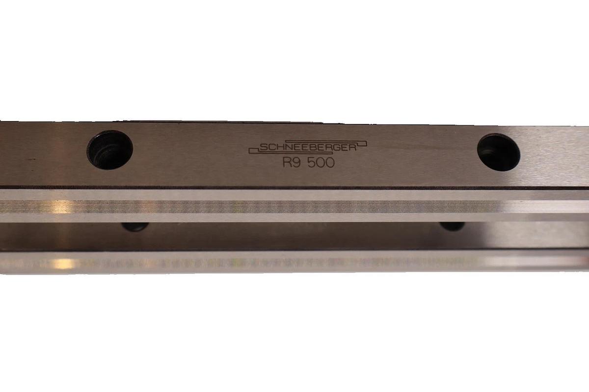 Schneeberger R9 500 , R9-500 , R9500 Cross Roller Linear Guideway (New-Lot of 2)