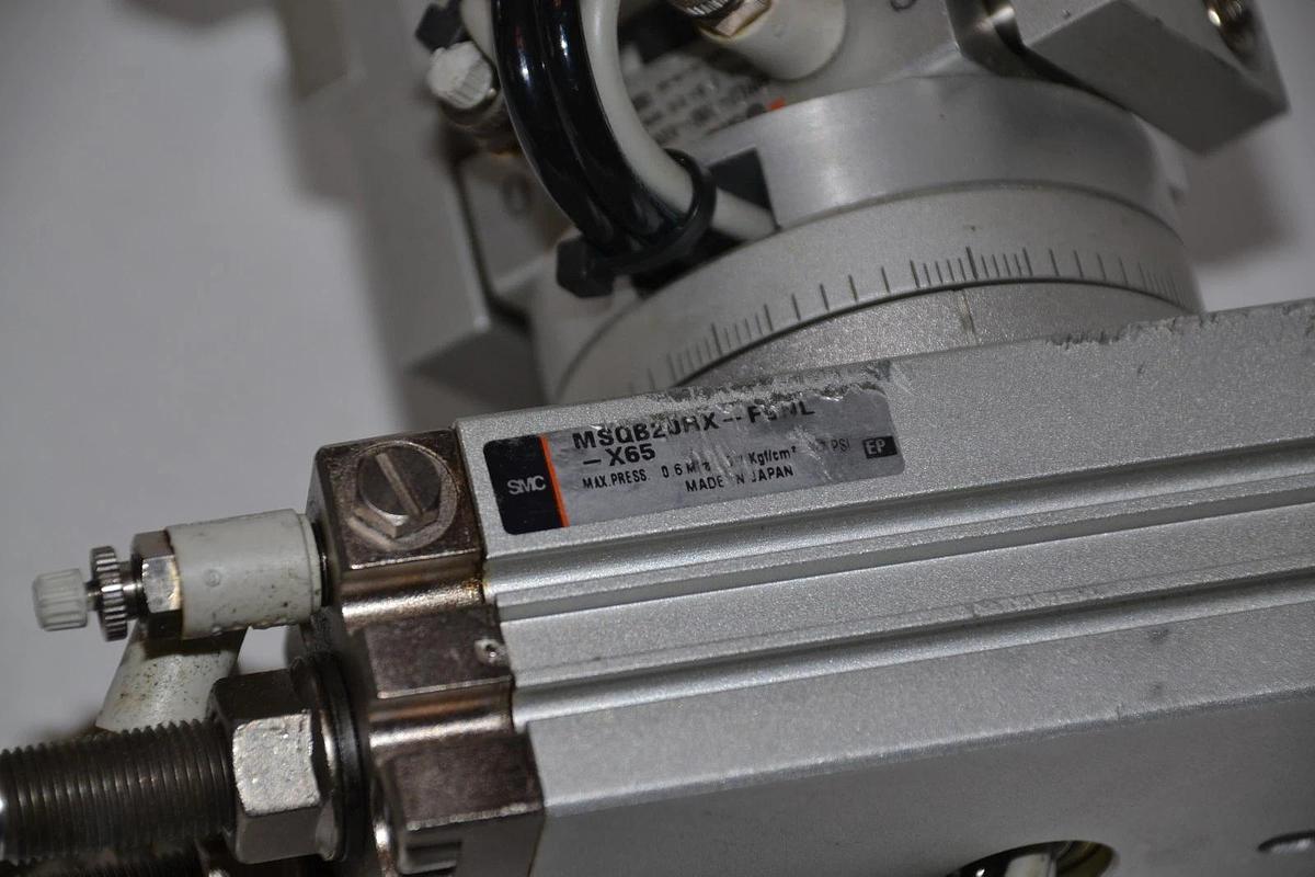 Used SMC Valve Rotary Actuator MSQB20HX-F9NL-X65 MSQB20HXF9NLX65  MHL2-100-X28