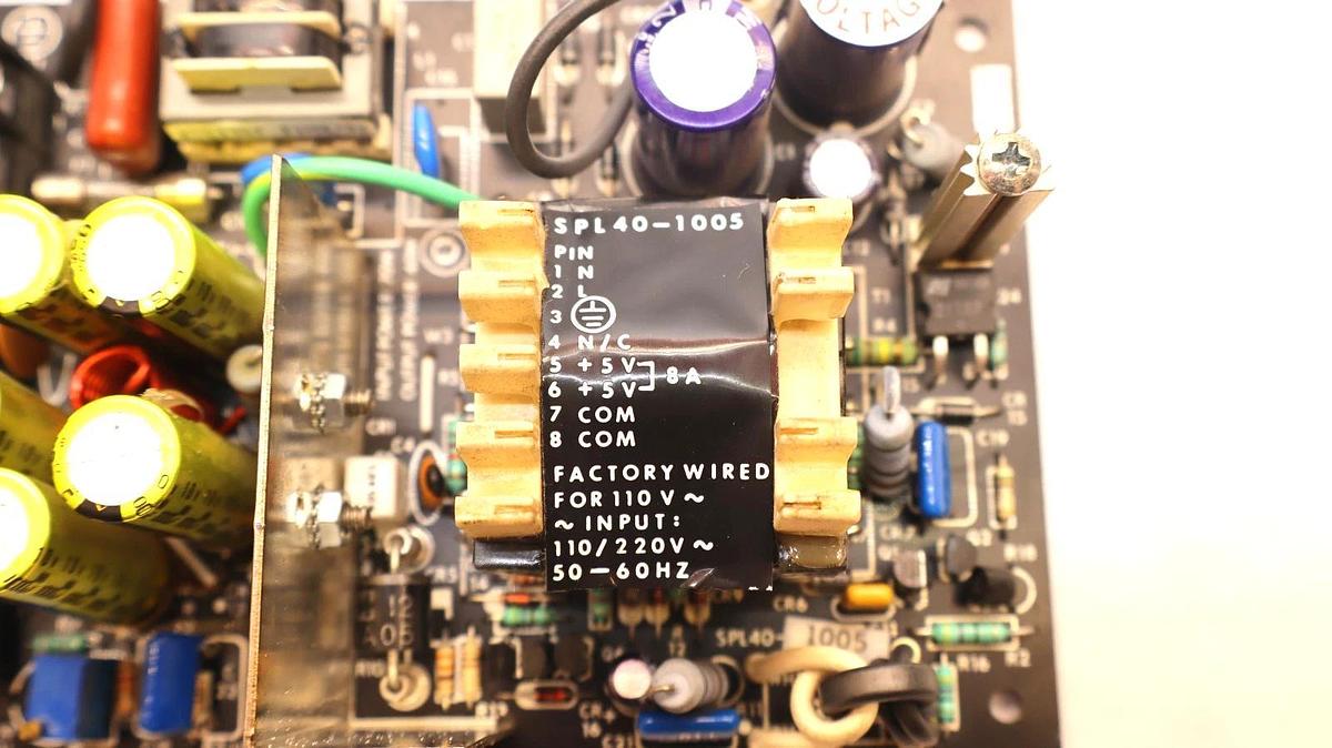Used Power-One SPL40-1005 , ASSY75490101-V Power Supply Card , Board