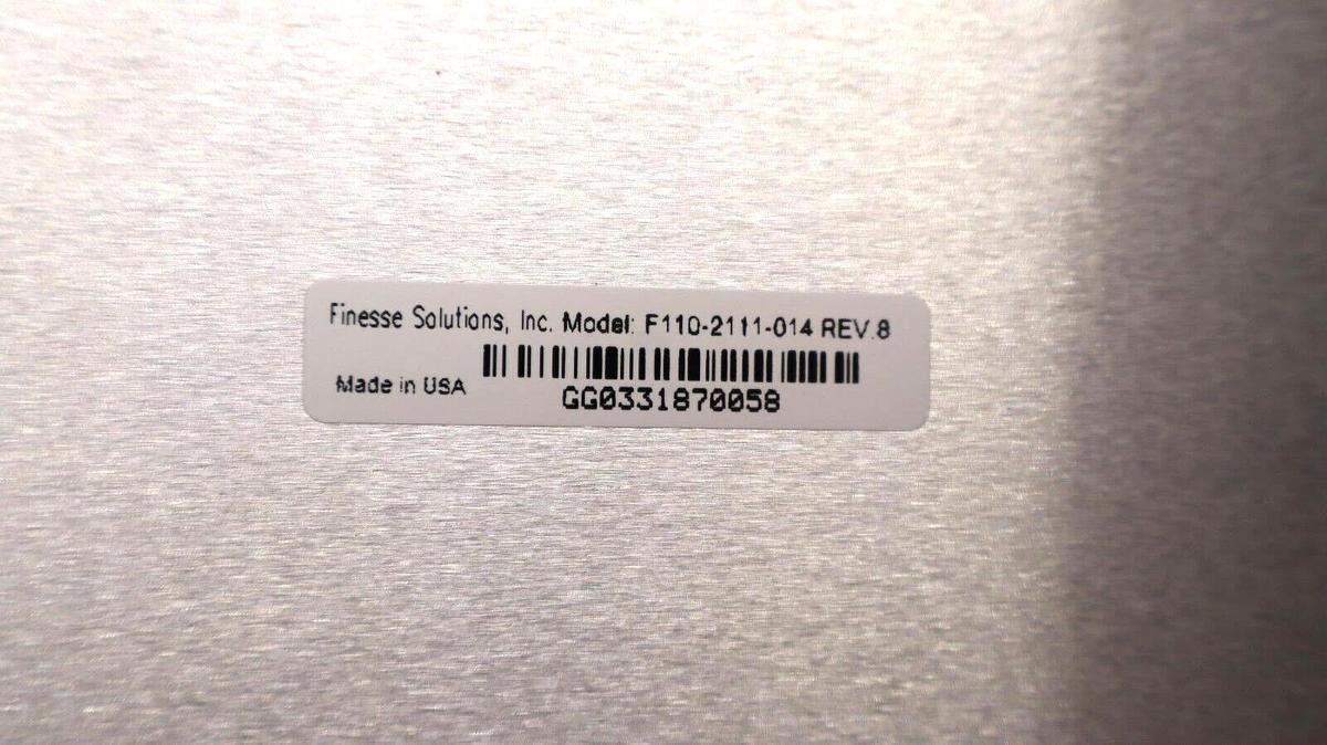 Used FINESSE F110-2111-014 Rev. 8 , 310-5026-001 Rev. 6 TruTorr Transmitter