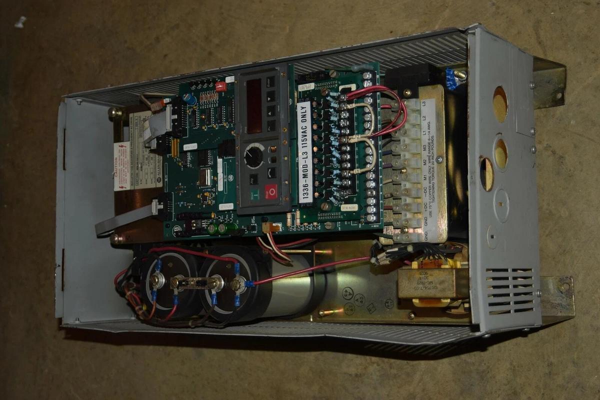Used Allen-Bradley 1336 B020EAE-FA2-L3 AC Drive SerA  27 Kva 460V 1336-B020EAE-FA2-L3