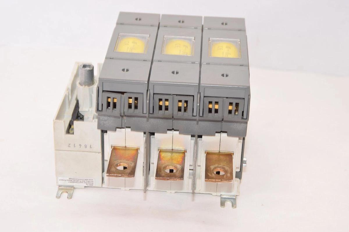 Used ABB OS100GJ30 100A Amp 600Vac LPJ-70SP General Purpose Switch *Missing Cover*