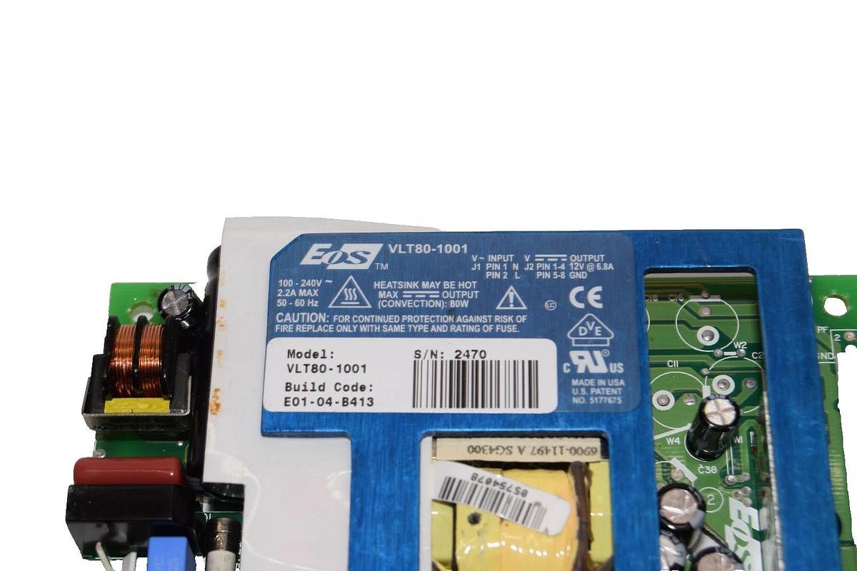 Used EOS VLT80-1001 2.2A , 100-240V Power Supply Module