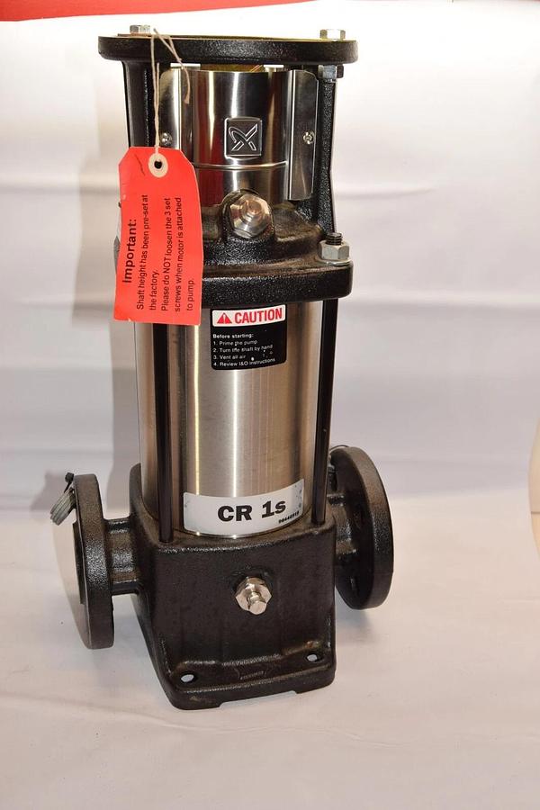 NEW) GRUNDFOS CR1S-12 U-FGJ-A-E-HQQE .75HP 3450rpm 1gpm Vertical Multistage Pump