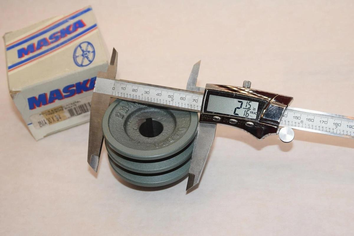 (NEW) MASKA 2MA30X3/4 2MA 30x3/4 3/4" Bore 2 Groove Pulley