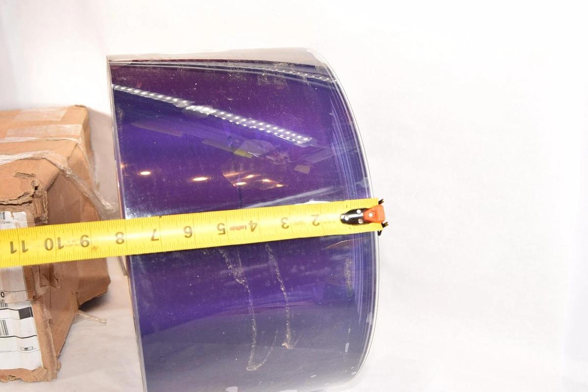 (NEW) ALECO 171105 Clear-Flex II PVC 150' Length x 8"W x 0.08" Thick Bulk Roll