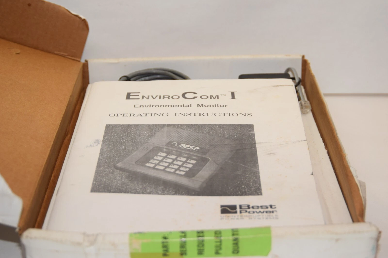 (NEW) BEST POWER TECHNOLOGY INC. ENV-0100A EnviroCom I Monitor USA