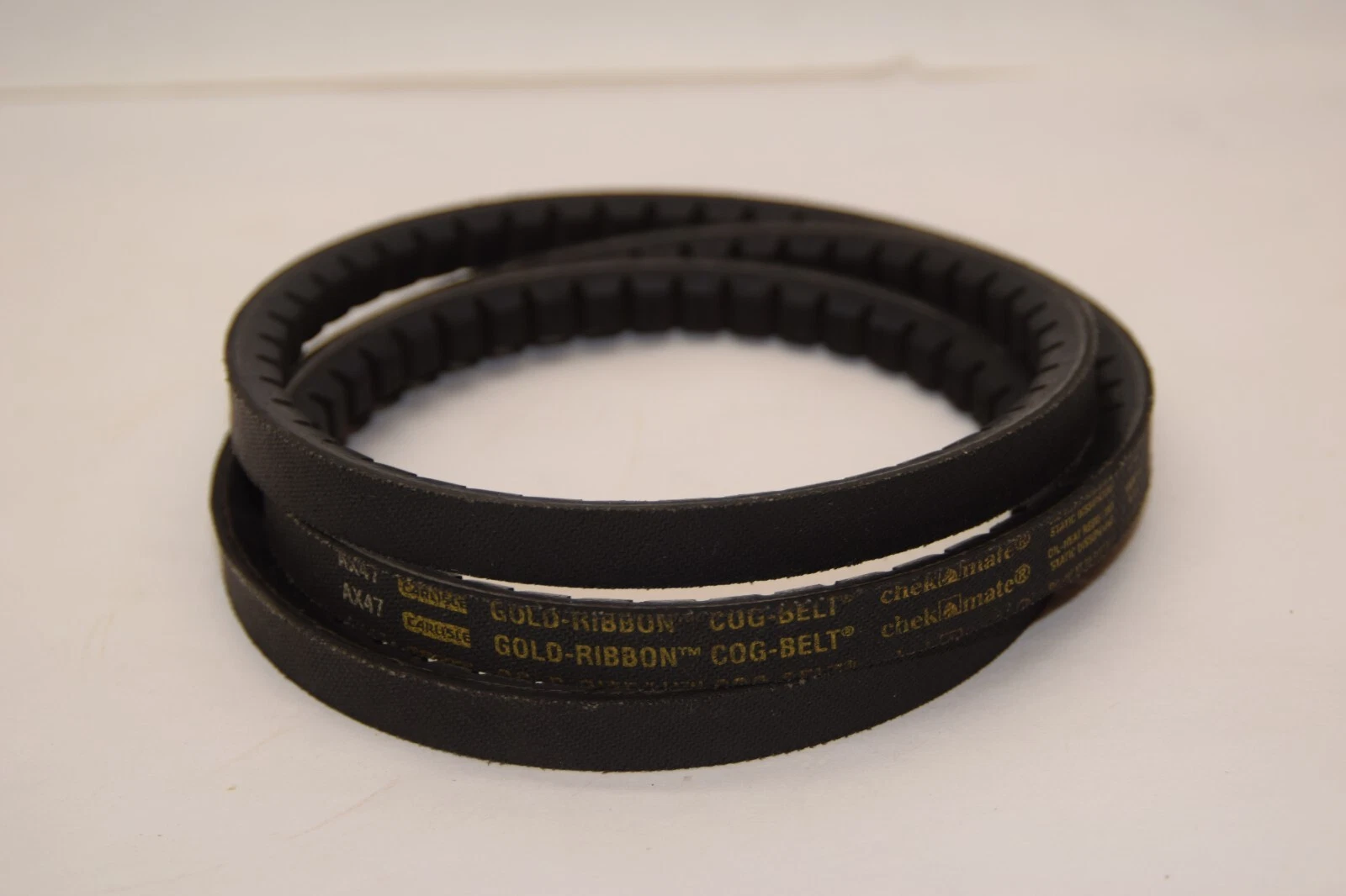 (NEW) CARLISLE AX47 Gold Ribbon Cog-Belt