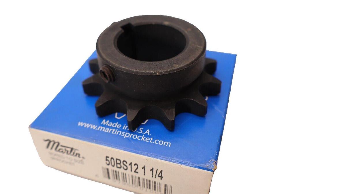 (NEW) MARTIN 50BS12 1-1/4" Bore Sprocket