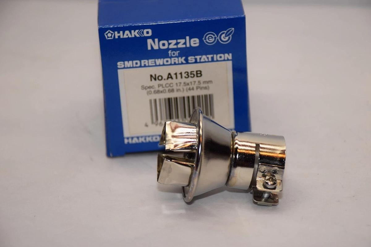 (NEW) HAKKO CORPORATION A1135B 17.5x17.5mm Hot Air Desoldering Nozzle