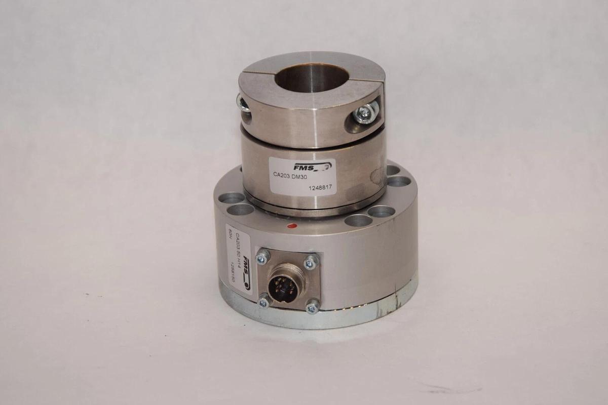 Used FMS CA203.DM30 W/CA203.50.H14 Measuring Sensor With Dead Shaft Adapter