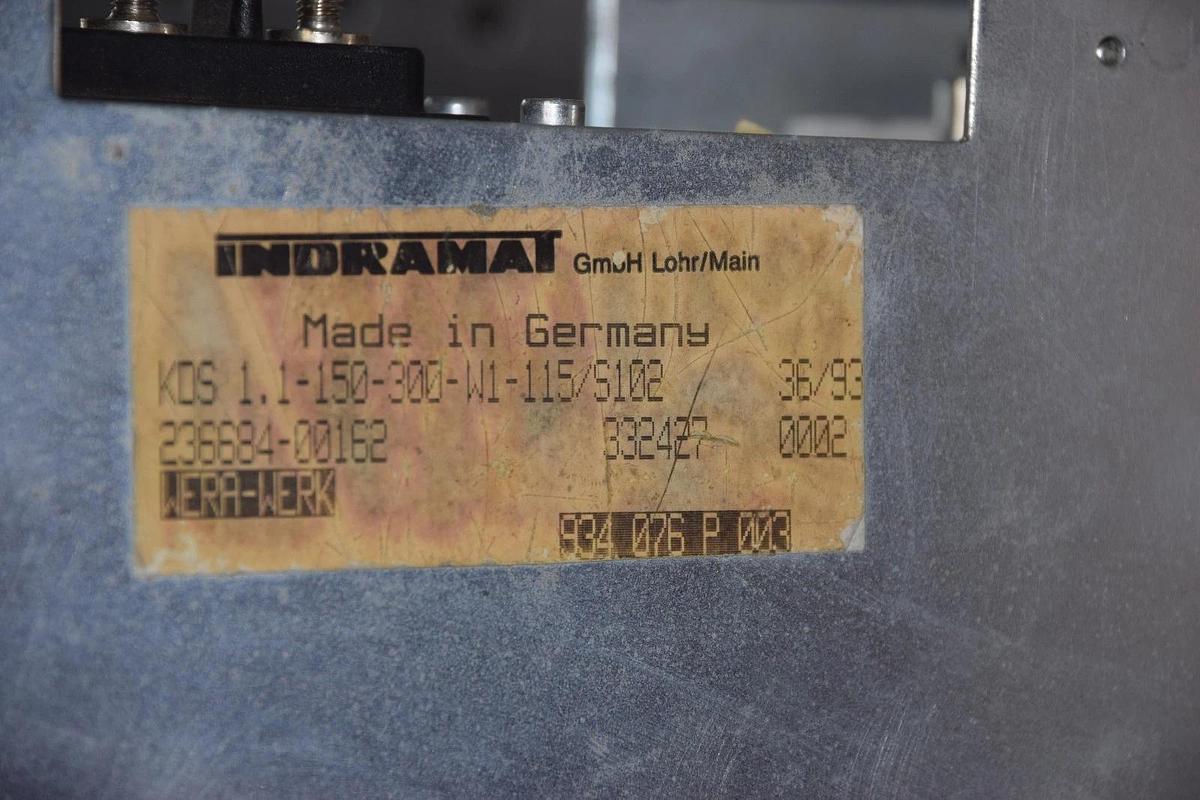 Used Indramat AC Servo Drive Controller KDS 1.1-150-300-W1-115 / S102