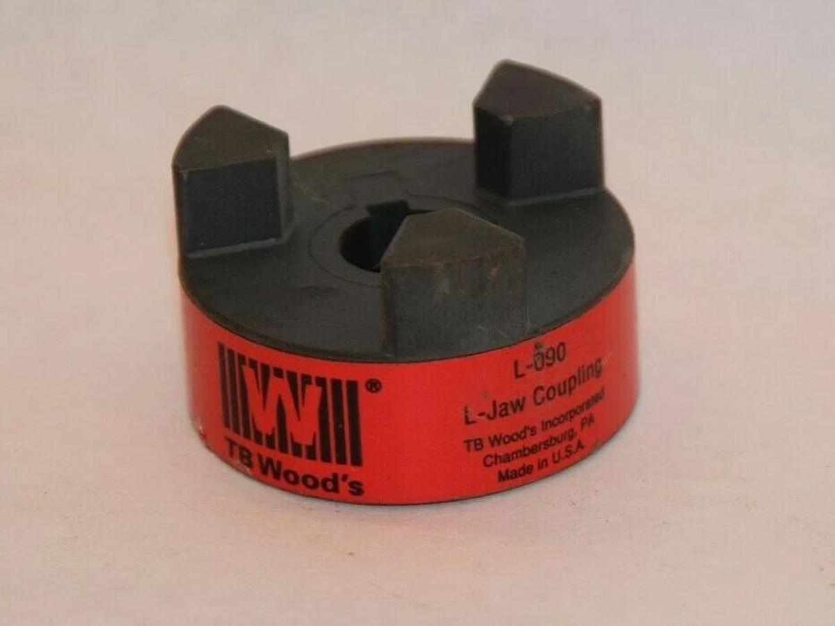 (NEW) TB WOODS USA L-090 L09058 5/8" Bore L-Jaw Coupling