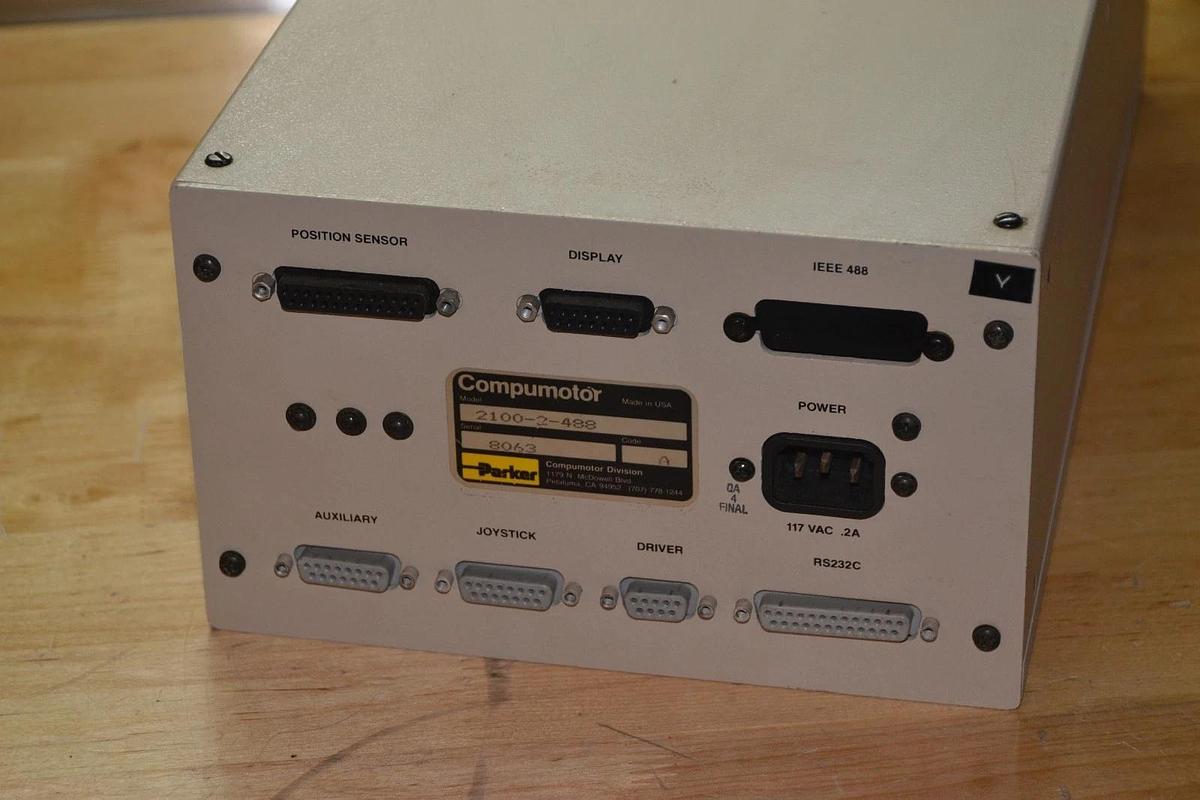 Used Parker Compumotor 2100 Series Indexer 2100-2-488 21002488 Code A 21002488