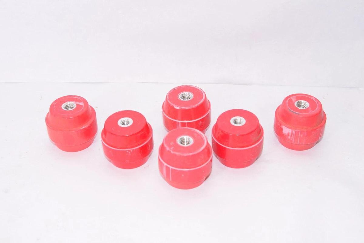 Used (Lot 6) MBI 5/16-18 ,3/8-16 Thread Size T11 T15 Electrical Buss Isolator Bushing