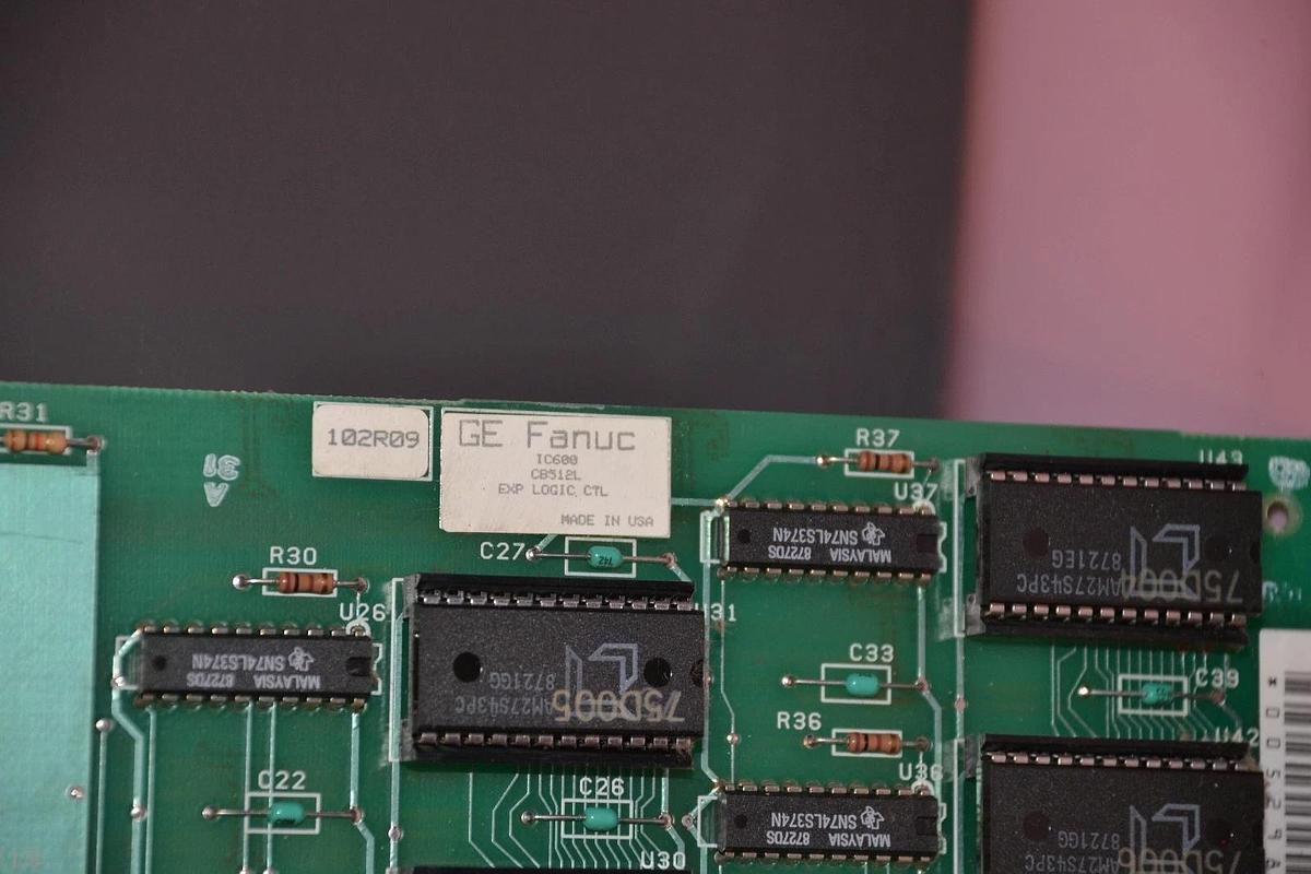 Used GE IC600CB512L IC600 CB512L EXPANDED LOGIC CONTROL MODULE