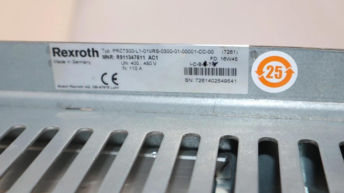 Used Rexroth PRC7300 Welding Controller PRC7300-L1-01VRS-0300-01-00001CC00 R911347611