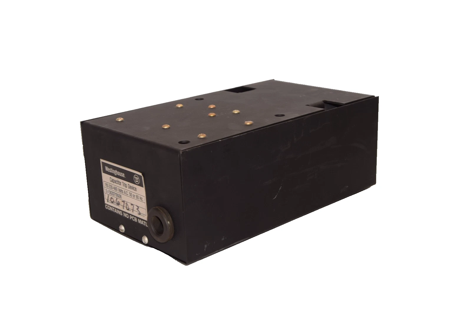 Used Westinghouse 382D719G06 115-230-460V  Capacitor Trip Device