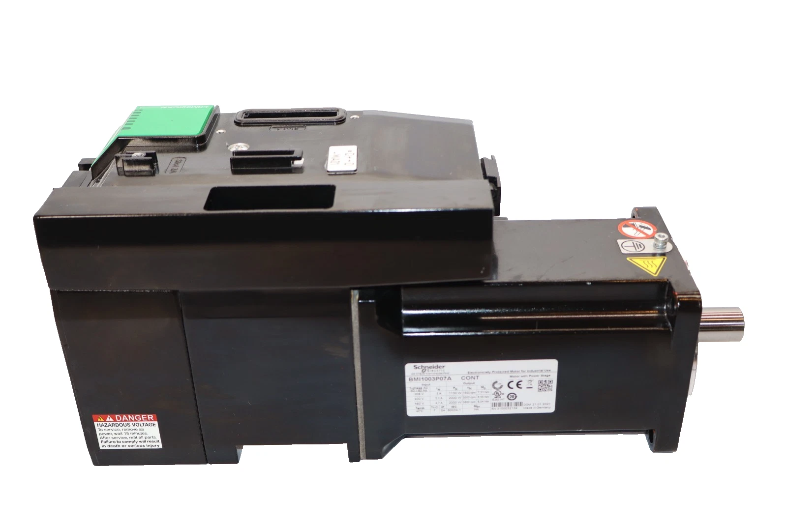 Schneider Electric Servo Motor 3PH 208v 400v 480v BMI1003P07A (New, take out)