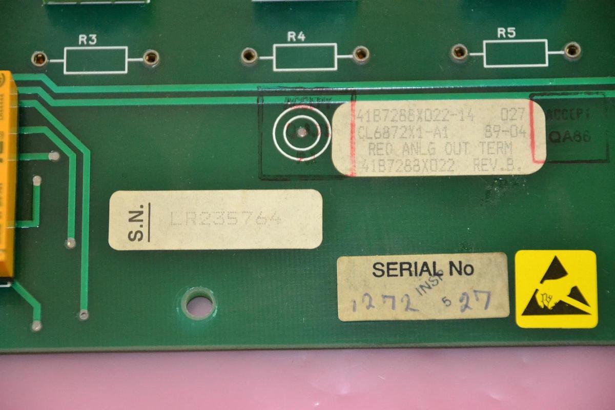 Used FISHER ROSEMOUNT ANALOG OUTPUT TERMINAL CL6872X1-A1 CL6872X1 A1 CL6872X1A1