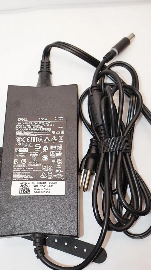 Used DELL LA130PM121 19.5V-6.7A , 130W AC Adapter