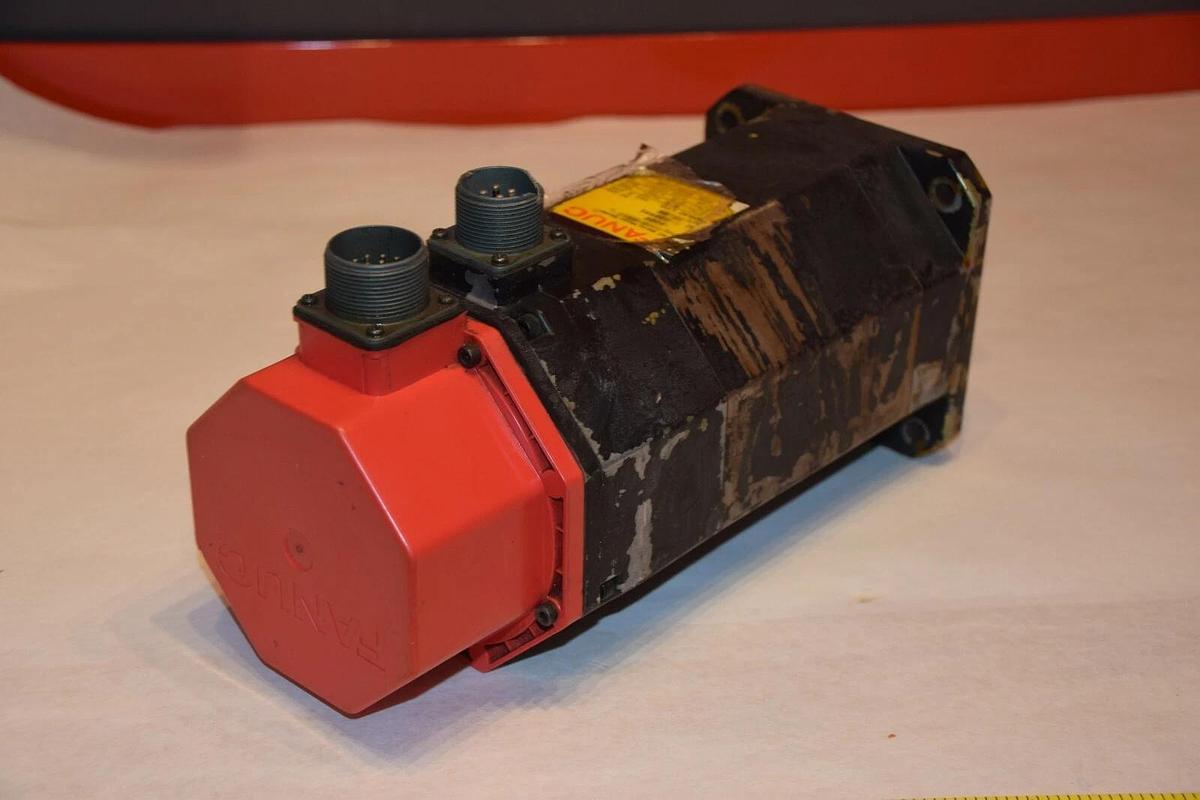 Used FANUC A06B-0512-B001 AC SERVO MOTOR, CODER A860-0304-T111 2000P