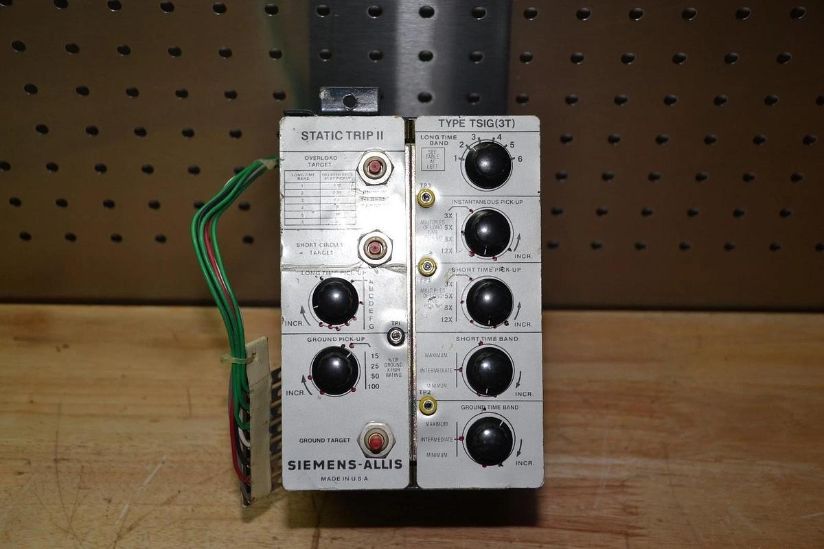 Used SIEMENS - ALLIS TSIG(3T) 86061168 STATIC TRIP II   ALLIS TSIG 3T